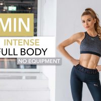 20 MIN FULL BODY WORKOUT - Intense Version / No Equipment I Pamela Reif