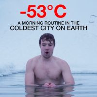 (-53°C / -63°F) A Morning Routine in The Coldest City on Earth (the power of cold)