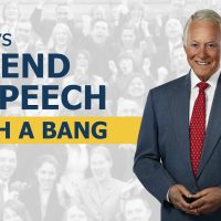 4 Ways to End a Speech With a Bang