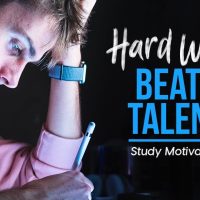 HARD WORK BEATS TALENT - School Motivation