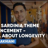 A-Fest Sardinia Theme Announcement - It's All About Longevity