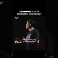 3 Questions to ask for speed reading comprehension by @JimKwik  #shorts
