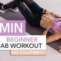 10 MIN BEGINNER AB WORKOUT // No Equipment | Pamela Reif