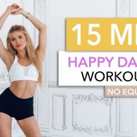 15 MIN HAPPY DANCE WORKOUT - burn calories and smile / No Equipment I Pamela Reif » September 26, 2023 » 15 MIN HAPPY DANCE WORKOUT - burn calories and smile