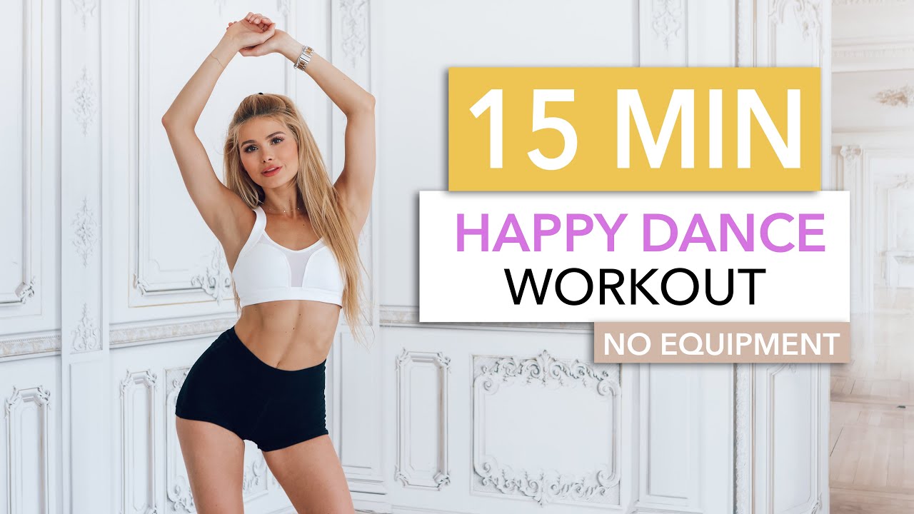 15 MIN HAPPY DANCE WORKOUT - burn calories and smile / No Equipment I Pamela Reif