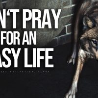 Don't Pray For An Easy Life (Official Lyric Video) Fearless Motivation