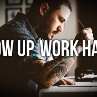 WAKE UP, SHOW UP & WORK HARD AT IT - Best Study Motivation