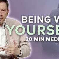 Being with Yourself: A 20 Minute Meditation with Eckhart Tolle » October 3, 2023 » Being with Yourself: A 20 Minute Meditation with Eckhart Tolle
