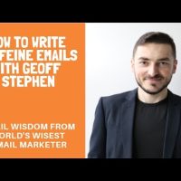 How To Write Caffeine Emails With Geoff Stephen