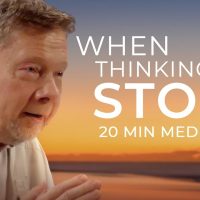 Step Back from Thought with This 20 Minute Meditation - Eckhart Tolle